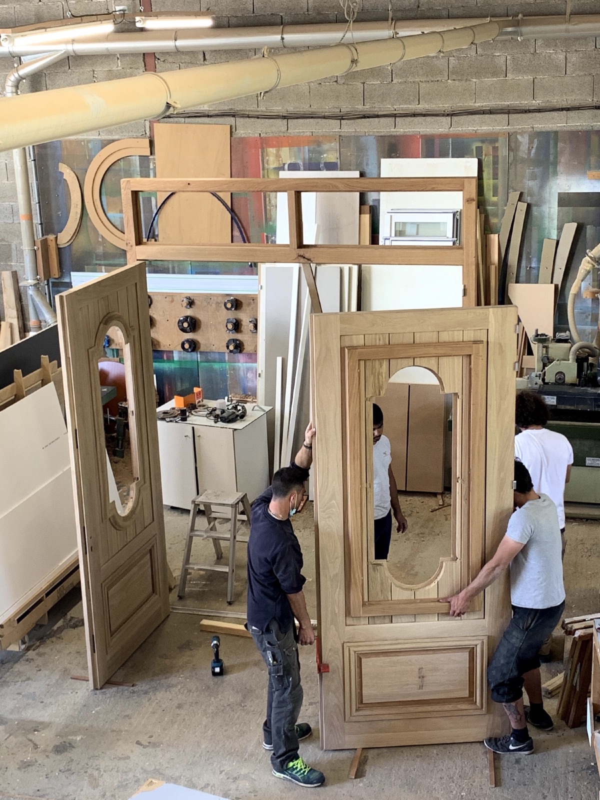 Derniers ajustements en atelier avant livraison et installation