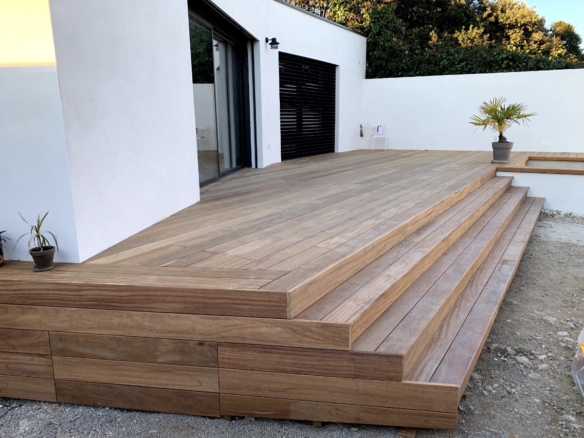 Terrasse réalisée par Authentik'Bois